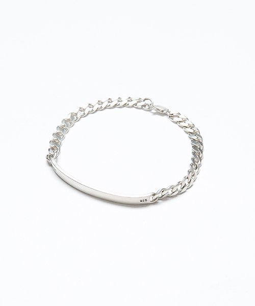 <img class='new_mark_img1' src='https://img.shop-pro.jp/img/new/icons54.gif' style='border:none;display:inline;margin:0px;padding:0px;width:auto;' />20/80 - STERLING SILVER ID BRACELET 5mm width
