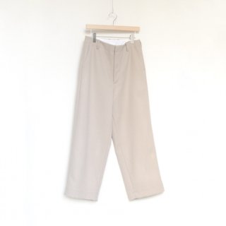 THEE - polyester work wide pants (Beige)