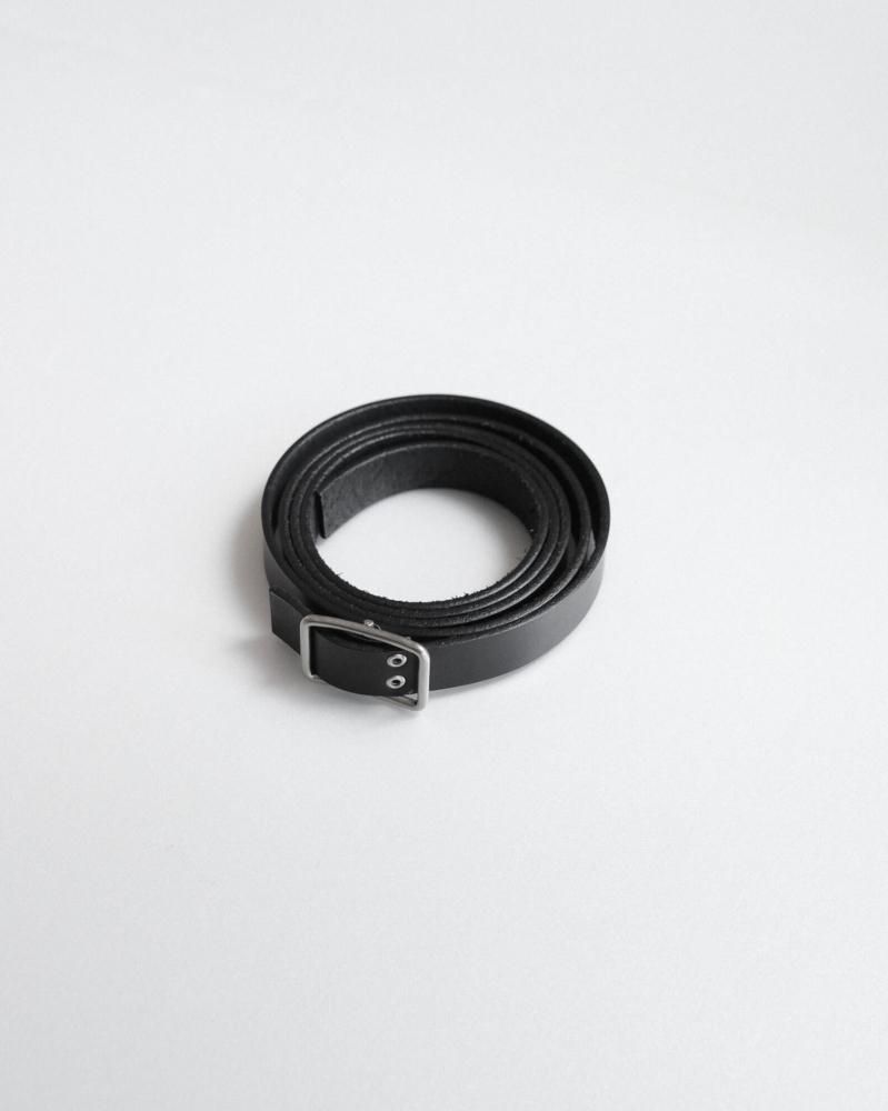 【beta post】レザーベルト・新品 beta post - long narrow belt | hazy