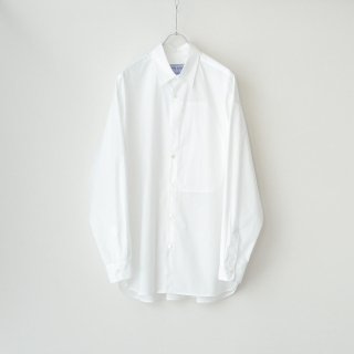 <img class='new_mark_img1' src='https://img.shop-pro.jp/img/new/icons54.gif' style='border:none;display:inline;margin:0px;padding:0px;width:auto;' />beta post - Fly front pocket shirt (White)