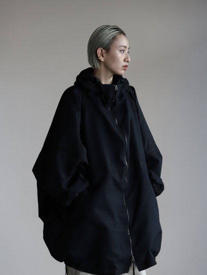 SOUMO | PARACHUTE HOODED COAT | hazy