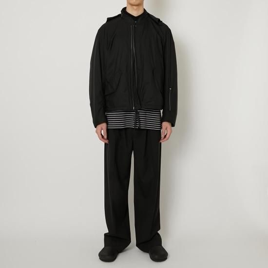 Product Twelve | Ripstop Nylon Blouson (Black) | hazy