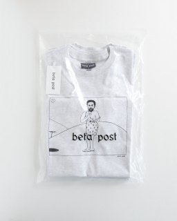 beta post - 4frame cartoon pack T-shirt (4p set / ash)