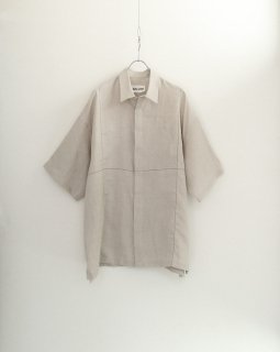 beta post - folding line half sleeve shirt