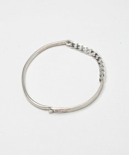 20/80 - STERLING SILVER MIXED ID CHAIN BRACELET
