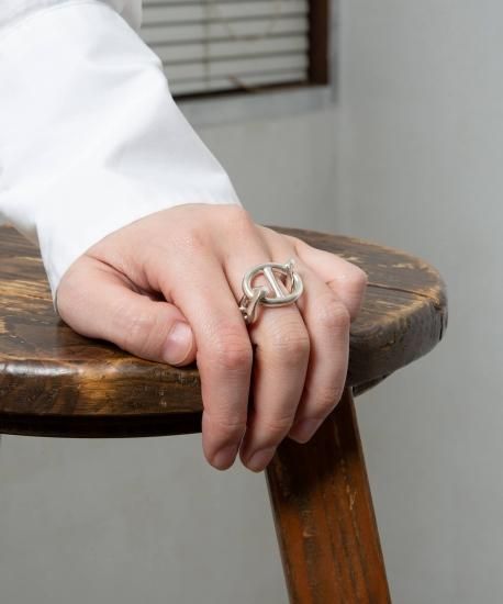 20/80 silver chainリング 20/80 | STERLING SILVER MIXED ANCHOR CHAIN RING | hazy
