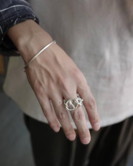 20/80 silver chainリング 20/80 | STERLING SILVER MIXED ANCHOR CHAIN RING | hazy