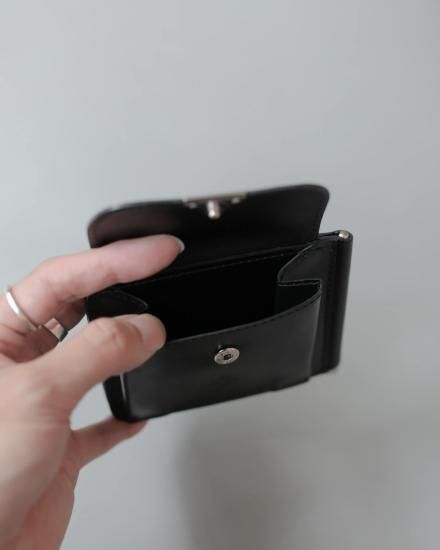 20/80 | TOCHIGI LEATHER CLIP WALLET (BLACK) | hazy 20/80 | TOCHIGI LEATHER CLIP WALLET (BLACK) | hazy