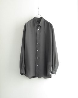 beta post - Fly front pocket shirt (charcoal/wool)