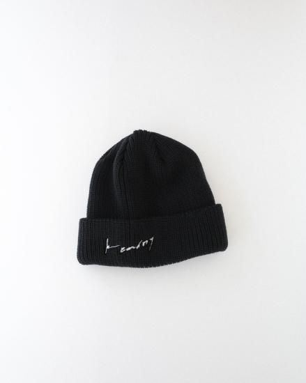 KIJIMA TAKAYUKI × kearny | knit cap (black) | hazy KIJIMA TAKAYUKI × kearny | knit cap (black) | hazy
