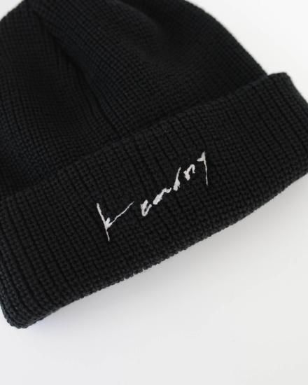 KIJIMA TAKAYUKI × kearny | knit cap (black) | hazy