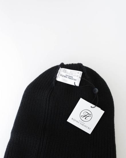 KIJIMA TAKAYUKI × kearny | knit cap (black) | hazy