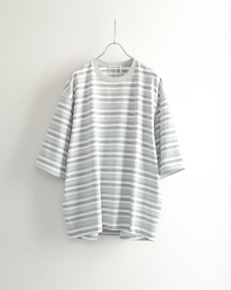 POLYPLOID - T SHIRT B (SAGE/WHITE)