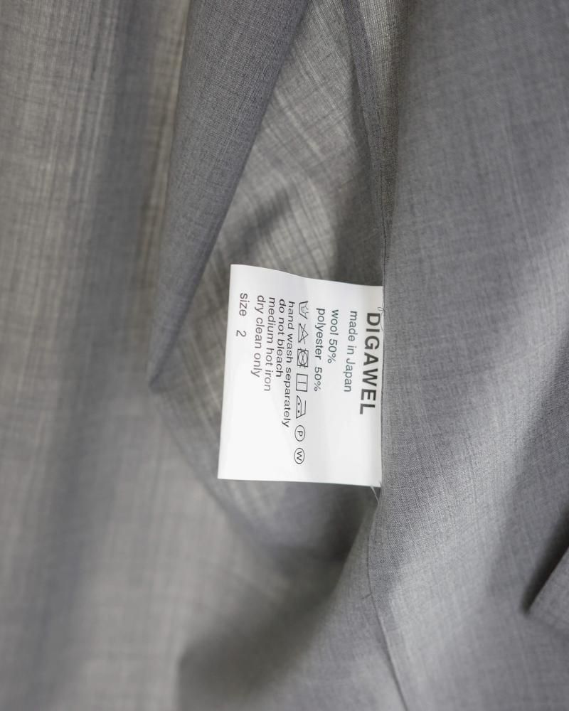 DIGAWEL | Baseball shirt (Gray) | hazy
