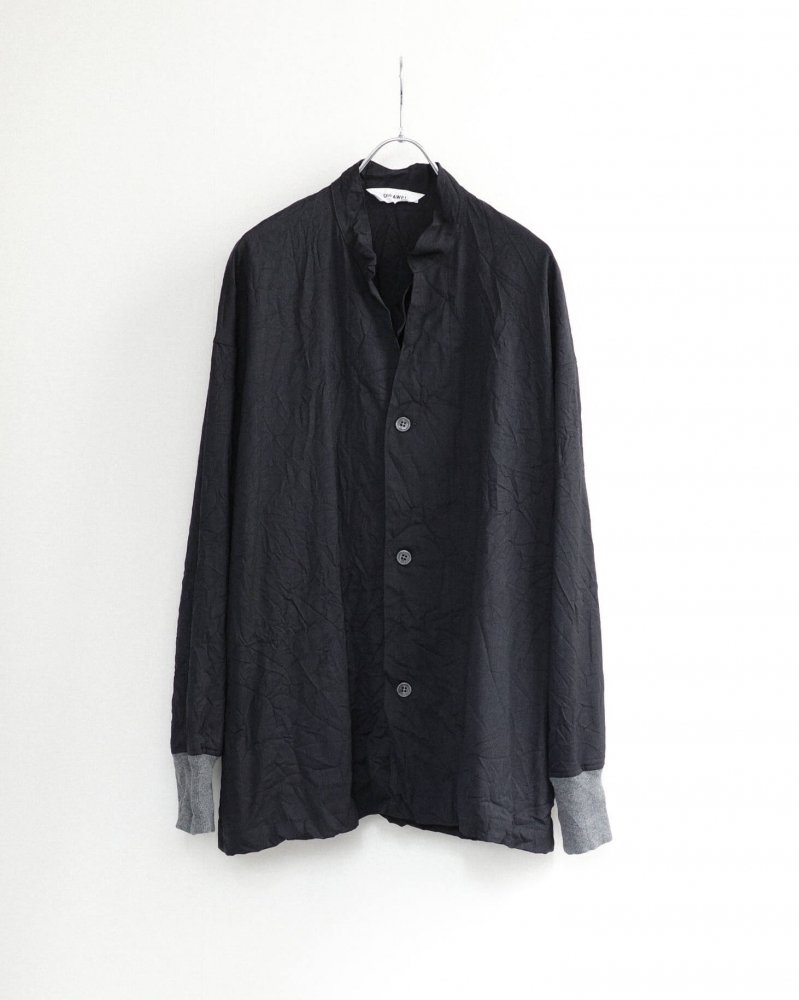 DIGAWEL - Cuff rib shirt (crease finish)