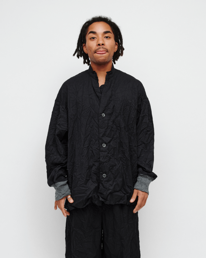 DIGAWELCuff rib shirt (crease finish)