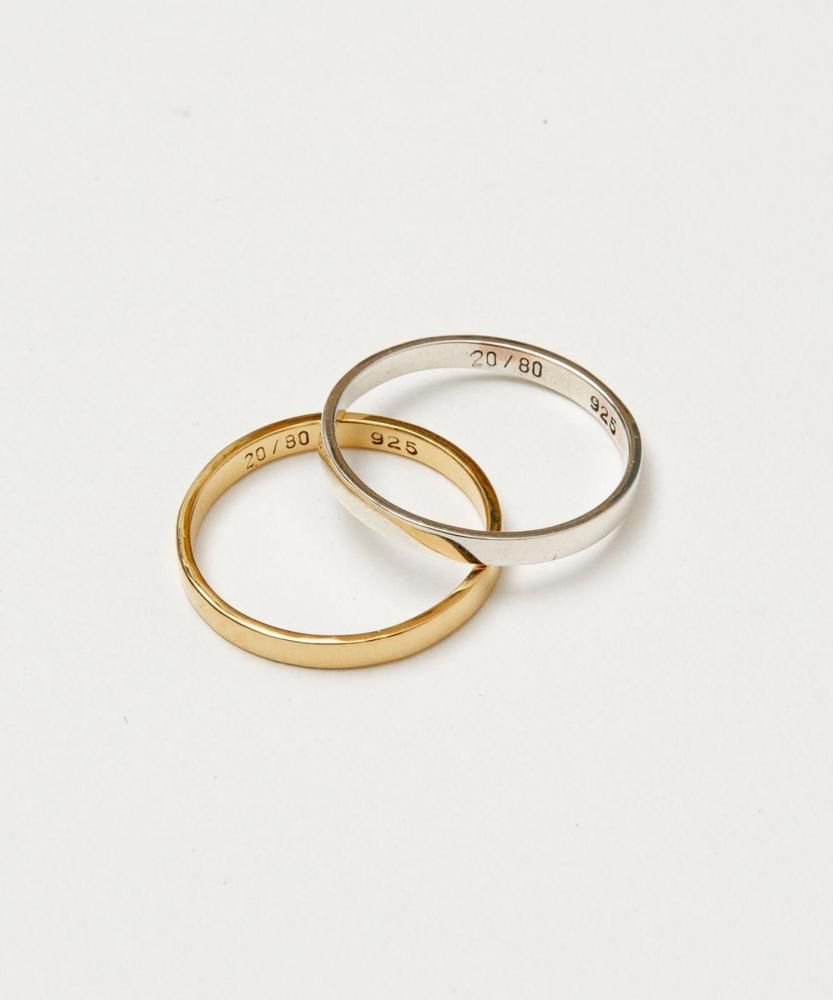 20/80 | DOUBLE FLAT RING 2.5mm