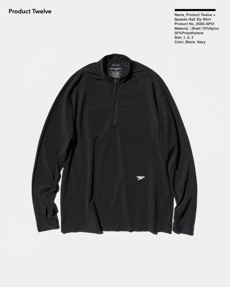 Product Twelve  SpeedoHalf Zip Shirt
