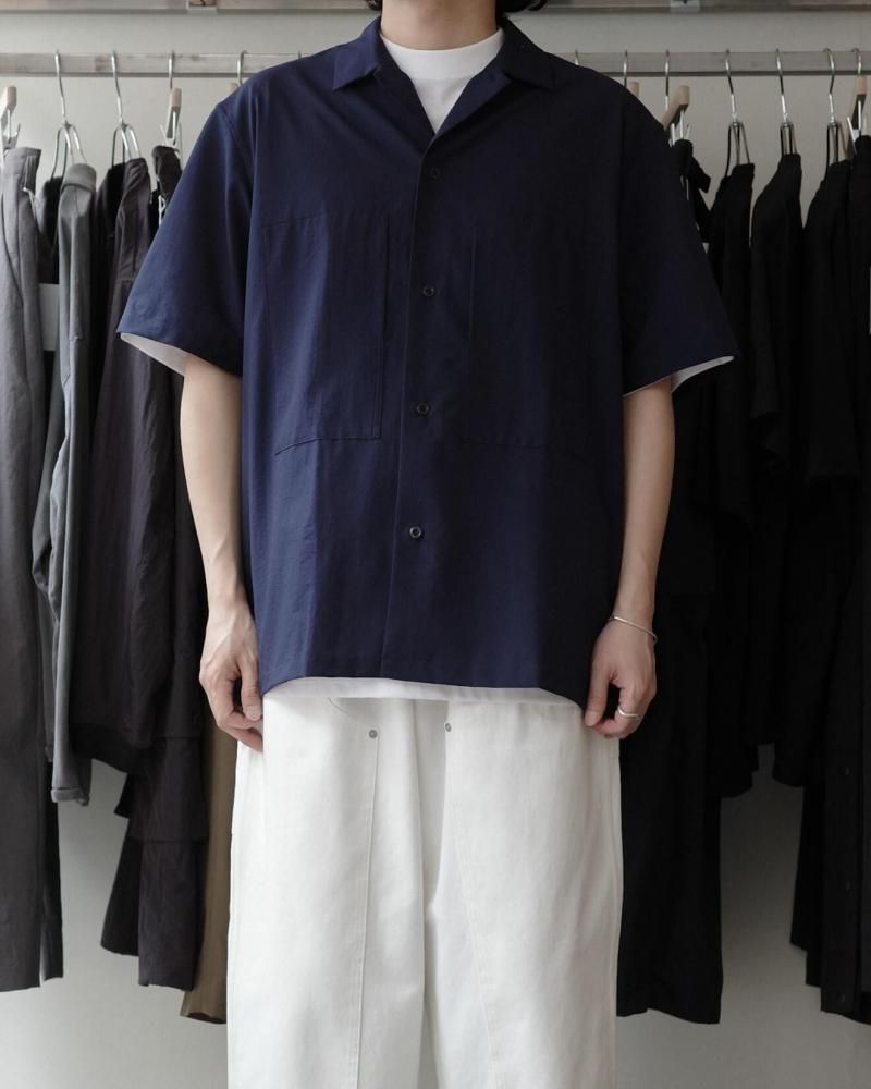 Product Twelve｜Ventilation Short Sleeve Shirt (Navy)