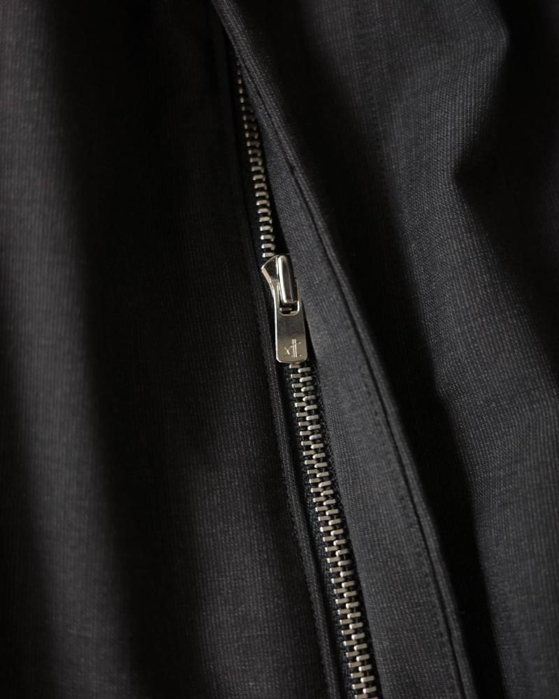 BE PREPARED | 2tuck wool pants (gray)