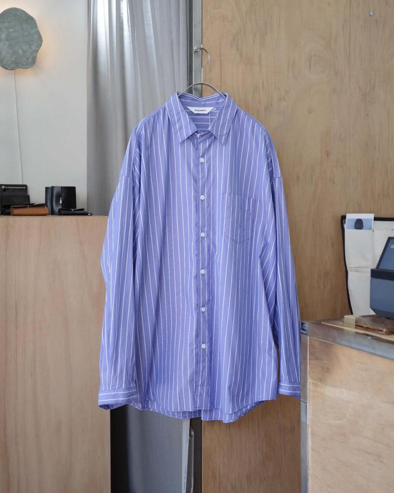 DIGAWELOversized stripe shirt (Wide stripe)