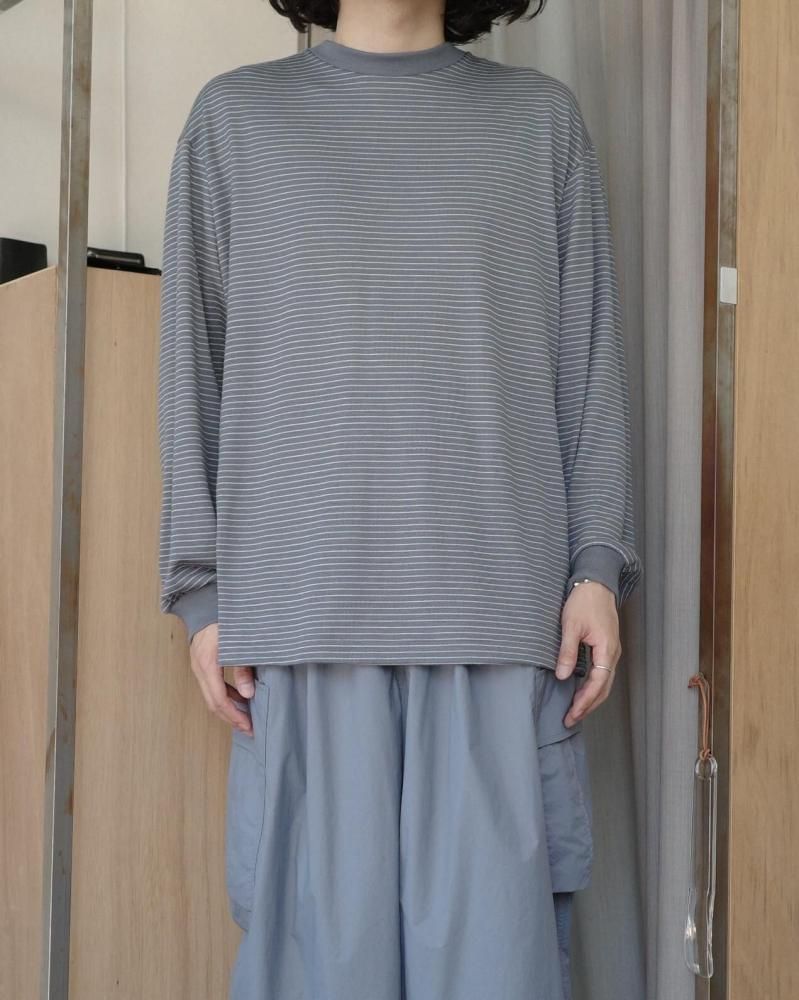 Product TwelveSuper 140S Merino Wool Long Sleeve T-shirt (Grey St.)