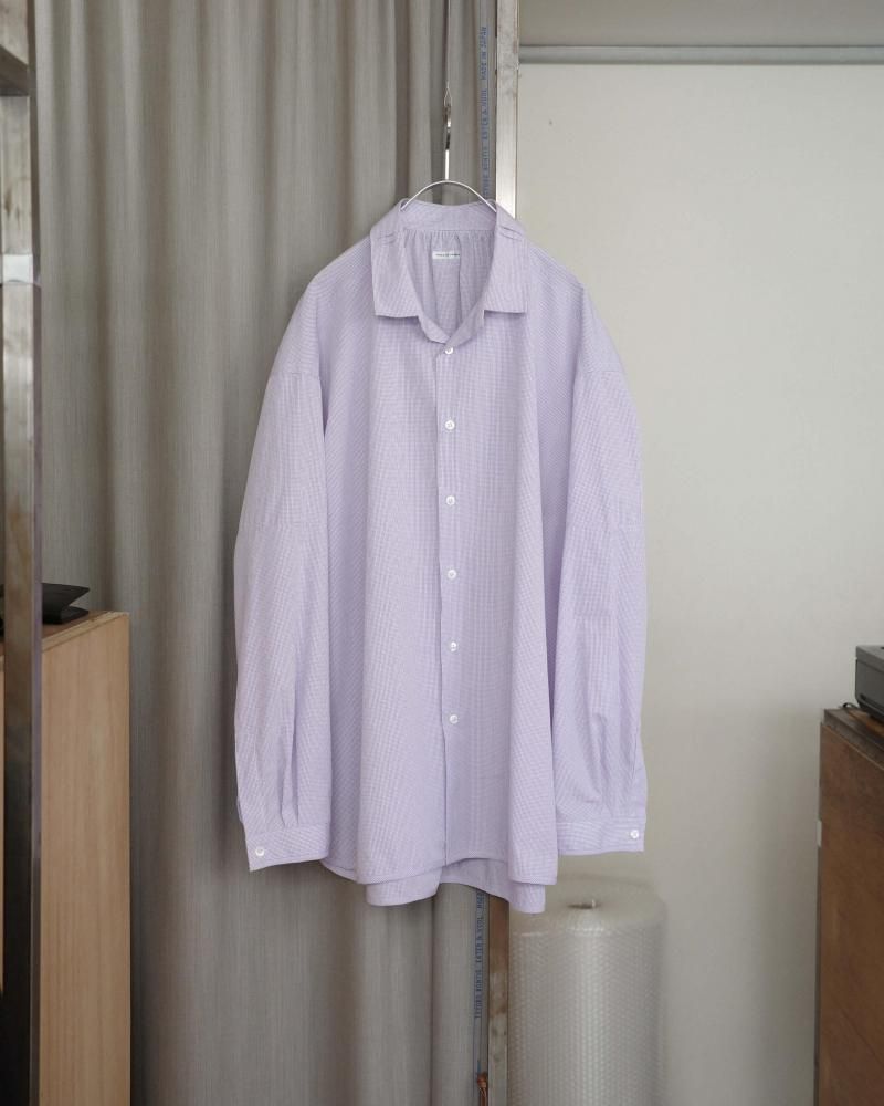 M A N A V ETuck Collar Shirt (PURPLE)