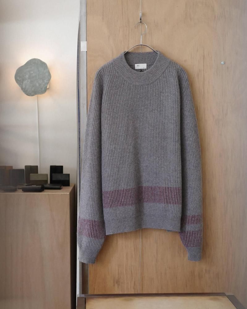satouline mocneck knit