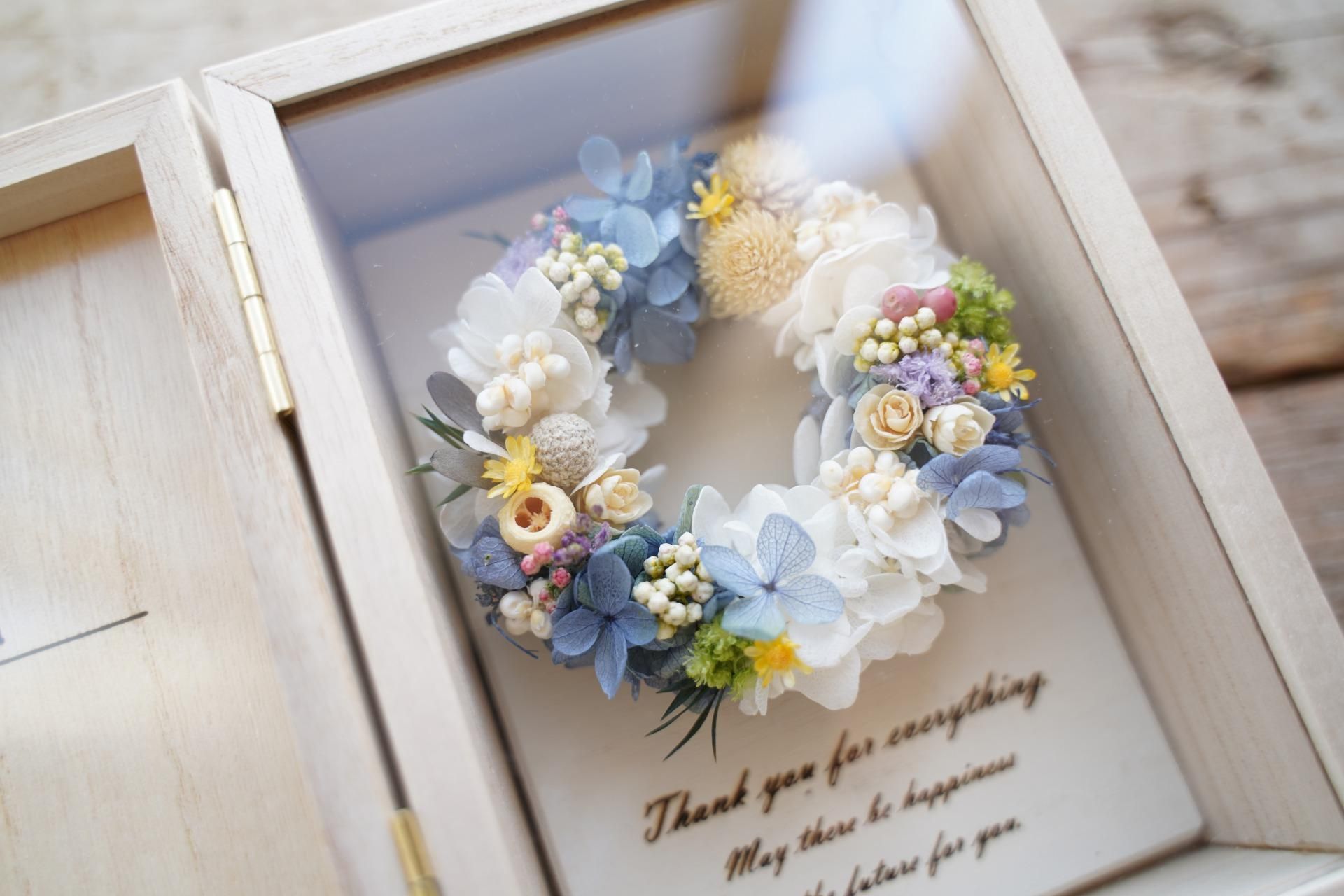 リースのフォトフレーム911