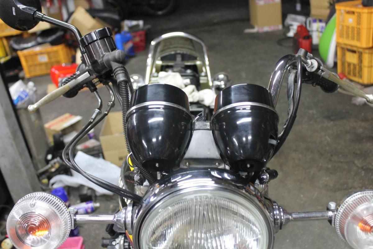 絞りハンドル Z2カット絞りハンドル (Z1/Z2/Z250/Z400/Z650/Z750/Z900/Z1000