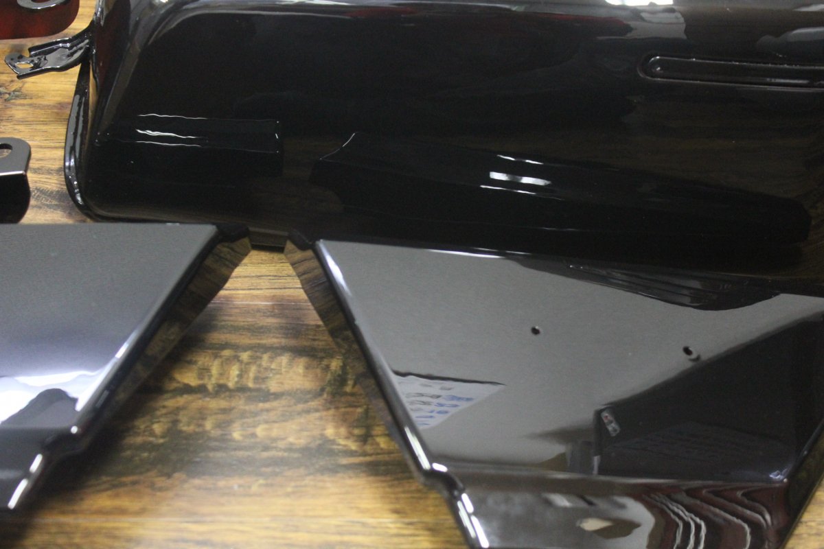 Z400FX Z500FX Z550FX リプロ外装セット 黒 タンク サイドカバー 