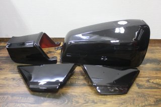 Z400FX Z500FX Z550FX リプロ外装セット 黒 タンク サイドカバー テールカウル 4点セット