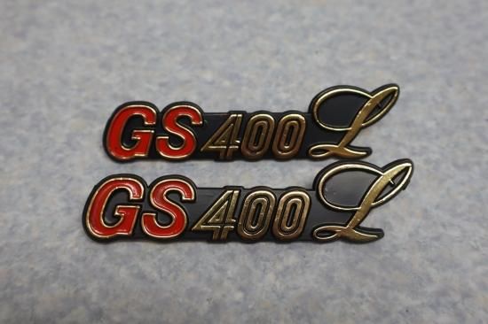 GS400 サイドカバー エンブレム