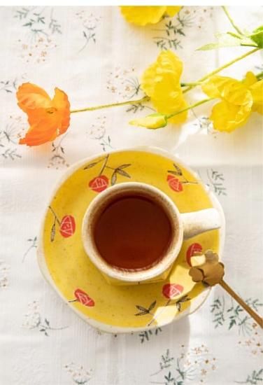 有田焼 - 有田焼　薔薇、ライラックティーカップ 有田焼 コーヒーカップ バラ 【紫・ブルー・マロン】 3-015