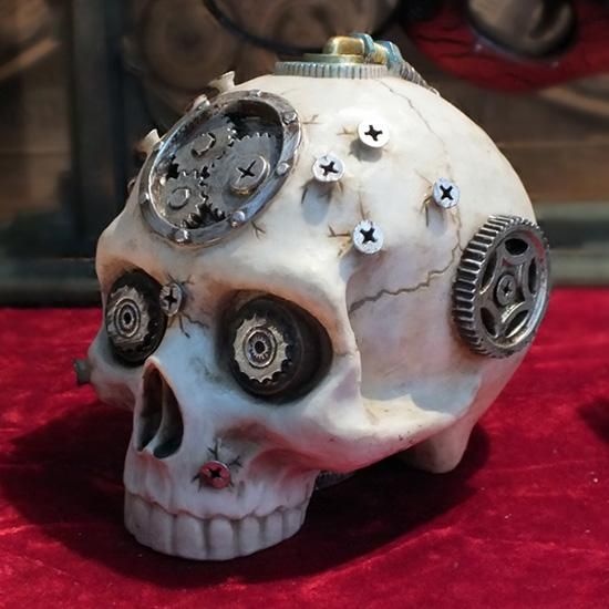 スチームパンクスカルヘッド Steampunk Skull Head - 不思議雑貨