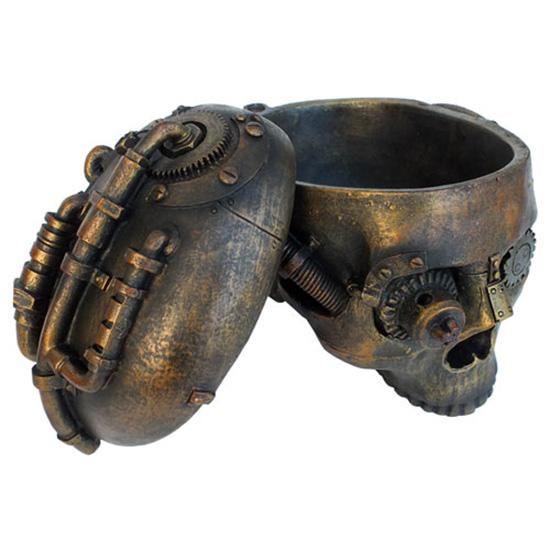 スチームパンクスカル トリンケットボックス Steampunk Skull スチームパンクスカル トリンケットボックス Steampunk Skull