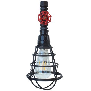 アイアンバルブペンダントランプ Rebar Iron valve pendant lamp