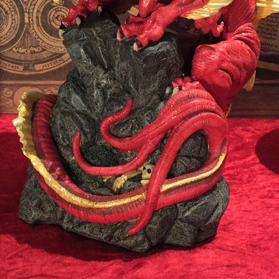 3頭レッドドラゴンフィギュア Volcanic Dragon - ネバーランド☆スカル
