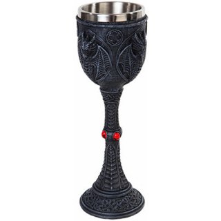 セルティックドラゴン ロングゴシックワインゴブレット� Celtic Dragon long Gothic Wine Goblet