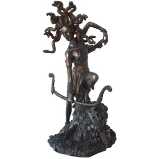 メデューサ(メドゥーサ)ブロンズ像 Medusa Statue