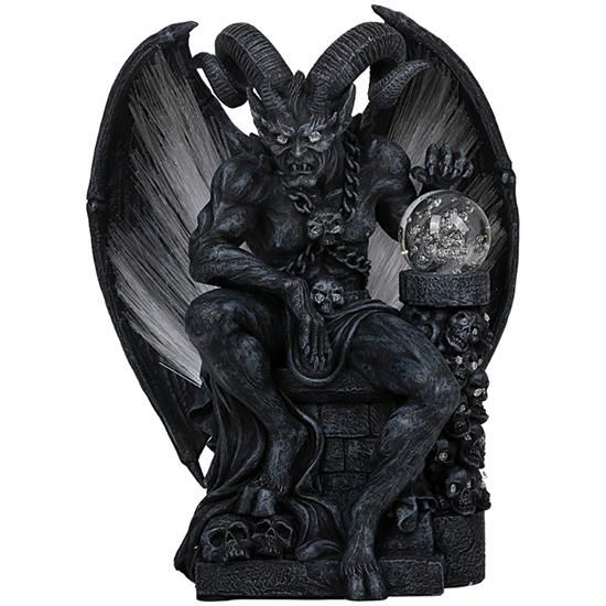 デビル 悪魔 フィギュア サタン光ファイバーライト オブジェ Horned Devil Satan Fiberlight Statue ネバーランド スカルグッズ ドクログッズ スカル雑貨 通販 販売 スカル ゴシック スチームパンク ドラゴン ガーゴイルの通信販売