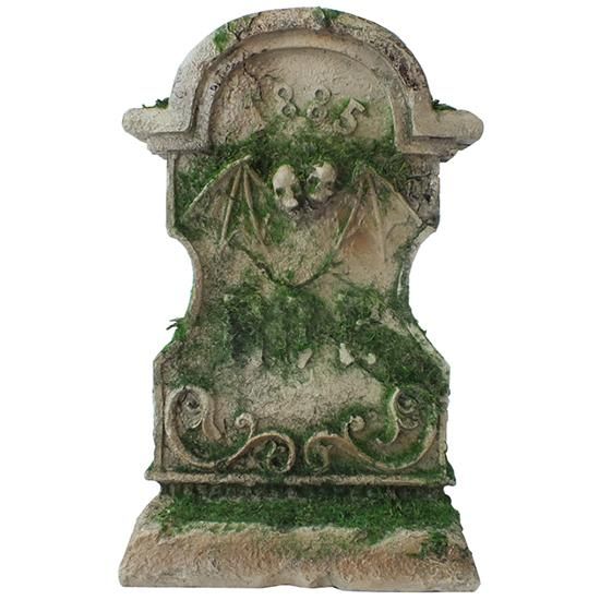Rip 苔の墓石像 Mossy Tombstone Statue ネバーランド スカルグッズ ドクログッズ スカル雑貨 通販 販売 スカル ゴシック スチームパンク ドラゴン ガーゴイルの通信販売