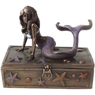 マーメイド・トレジャーチェストボックス Mermaid on Treasure Box