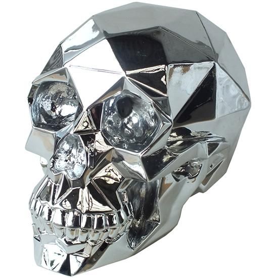 クロムスカル クロームポリゴンスカルヘッド Chrome Polygon Skull ネバーランド スカルグッズ ドクログッズ スカル 雑貨 通販 販売 スカル ゴシック スチームパンク ドラゴン ガーゴイルの通信販売 クロムスカル クロームポリゴンスカルヘッド Chrome Polygon Skull ネバーランド スカルグッズ ドクログッズ スカル 雑貨 通販 販売 スカル ゴシック スチームパンク ドラゴン ガーゴイルの通信販売