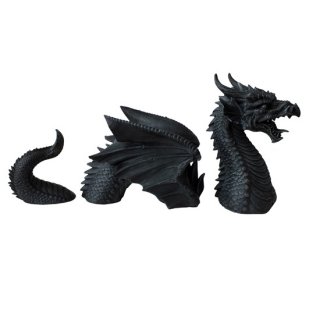 【同梱不可】ドラゴン像 ゴシックガーデンアートフィギュア Lawn dragon statue