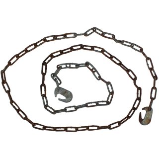錆びたアンティーク鉄チェーン(クサリ) Rusty Chain 3メートル