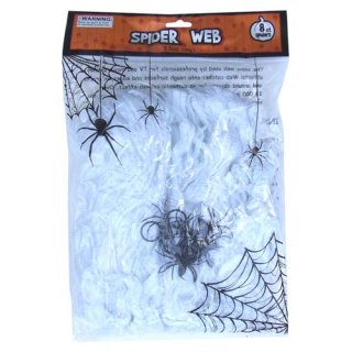 リアルスパイダーウェブ（蜘蛛の巣）　ホワイト 3.5oz
