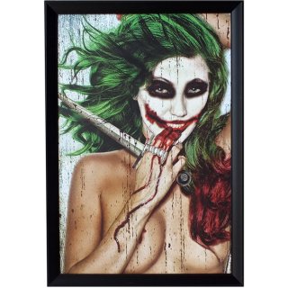 ۥȥե졼 XL CRYSTEX ART Joker Girl Why So Serious Sexy Gothic Pin-Up
