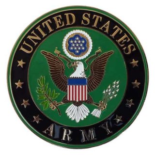 U.S.ߡ Хå U.S. Army Car Grill Badge