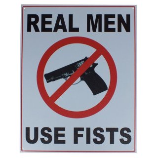 ᥿륵 Real Men Use Fists